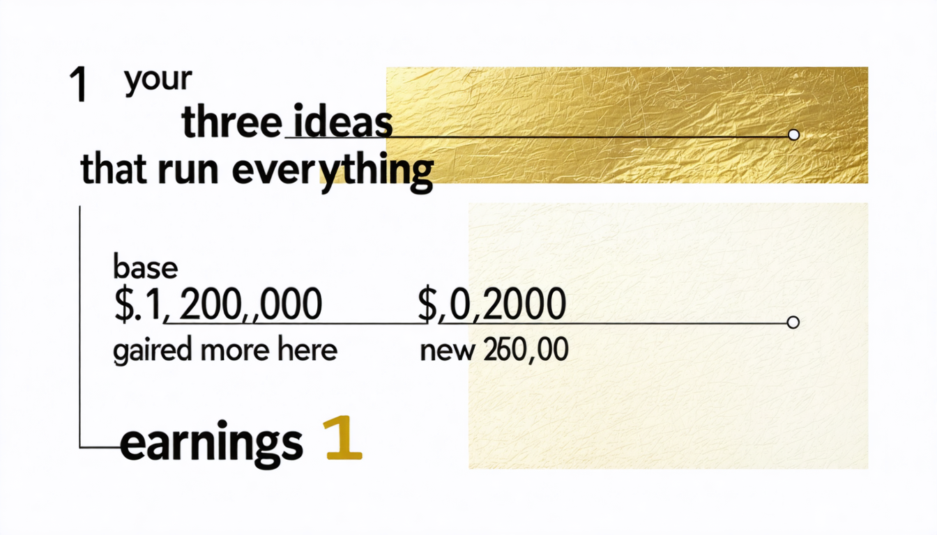 Concept architecture for Three Ideas That Run Everything